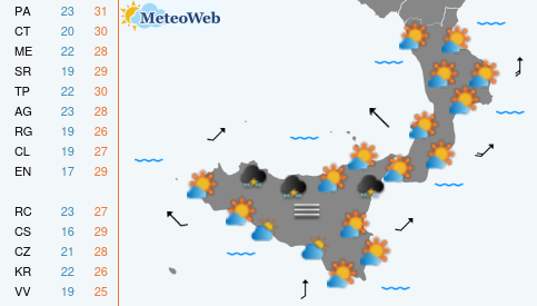 Giovedi 8 Ottobre Previsioni Meteo Giovedi 8 Ottobre