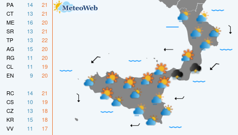 Previsioni Meteo Venerdi 30 Ottobre