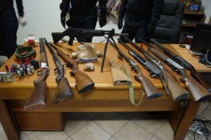 Criminalita': trovati fucili e cartucce a San Luca