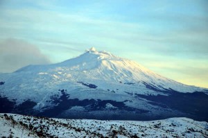 neve sull'Etna