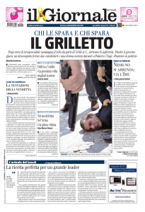 Il giornale sparatoria Roma Preiti prima pagina - Nonleggerlo