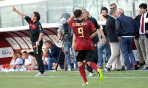 di michele esultanza reggina grosseto 1-0
