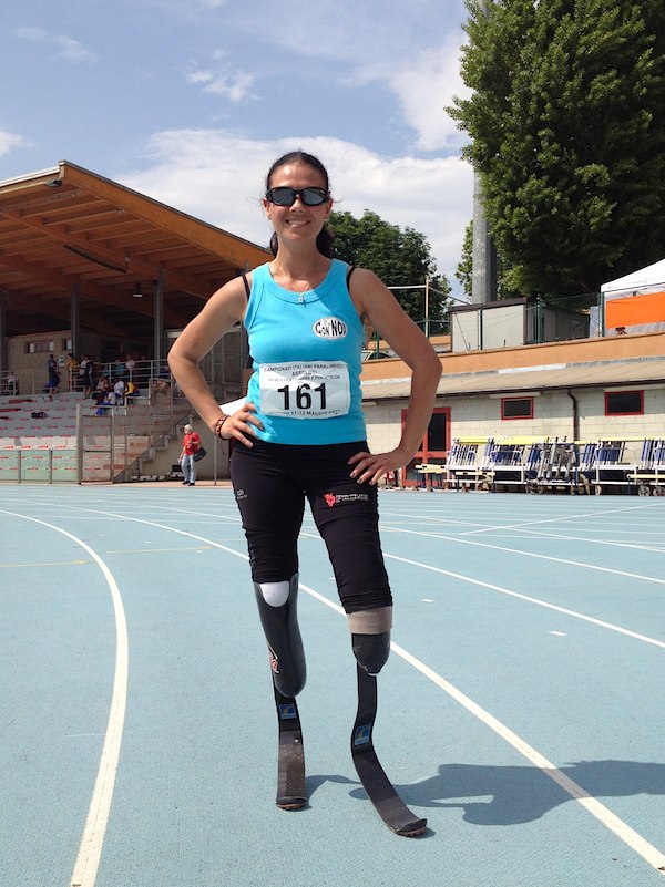 L'atleta reggina Giusy Versace al Golden Gala – Pietro Mennea