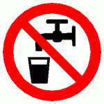 acqua non potabile