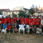 Premazione esposizione canina raduno giovani cacciatori