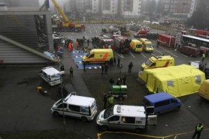 At least 25 killed in Riga supermarket roof collapse