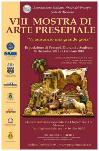 Locandina VIII Mostra di Arte Presepiale