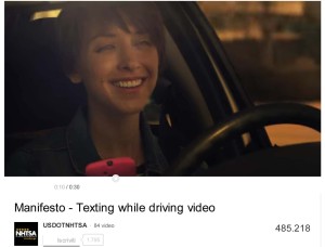 Manifesto - Texting while driving video - YouTube-1