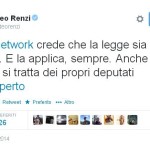 tweet renzi