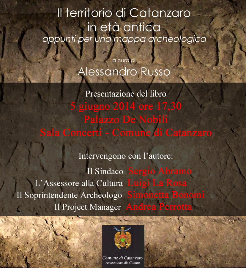 Il territorio di Catanzaro in età antica appunti per una mappa archeologica