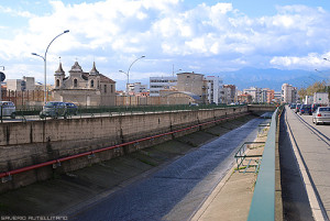 Fiumara Calopinace all'altezza della chiesa di San Pietro