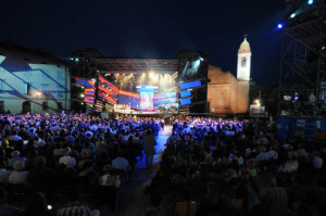 Palco finale festival Castrocaro voci nuove 2013