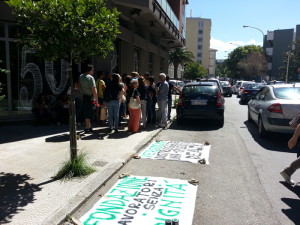 Manifestazione lavoratori fondazione Campanella