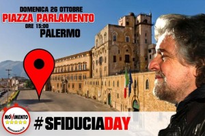 Sfiduciaday M5S con Grillo