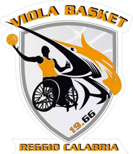logo viola basket in carrozzina
