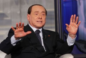 ROMA 23 APRILE 2014 SILVIO BERLUSCONI OSPITE DI PORTA A PORTA NELLA FOTO SILVIO BERLUSCONIFOTO RAVAGLI/INFOPHOTO