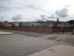 Ecco come si presenta attualmente l'area dell'ex campo sportivo