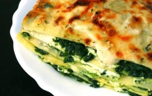 lasagne ricotta e spinaci