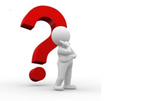 3d human with a red question mark