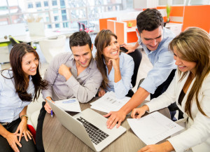 Business team at the office