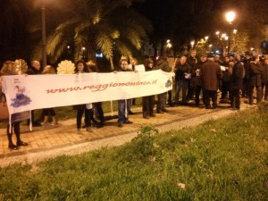 Manifestazione movimento "Reggio non tace"