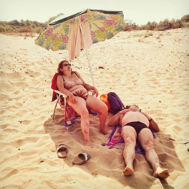 A day on the beach - Turi Calafato