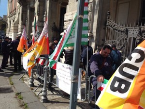 cantieri palumbo protesta sindacati