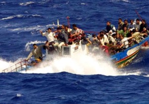 barcone immigrati affondato
