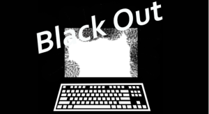 black out internet