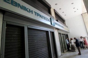Banche greche chiuse  - foto LaPresse