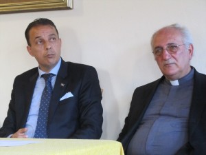 Con don Ernesto Malvi, parroco di Cardeto
