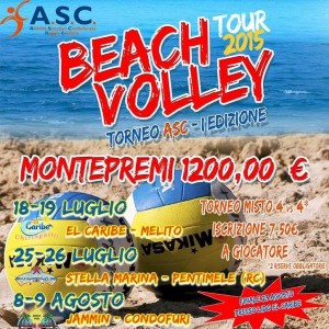 locandina asc beach volley