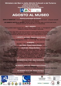 manifesto -Agosto al Museo