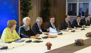 Creditori Grecia - foto LaPresse
