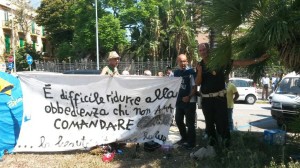 tenda rettorato unime sgombero