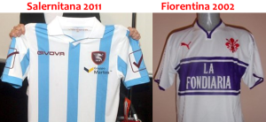 Colori Sociali Salernitana e Fiorentina