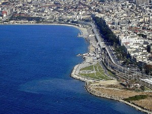 Reggio calabria veduta del lungomare dallalto