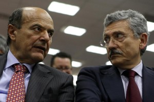 Pierluigi Bersani e Massimo D'Alema -  foto LaPresse