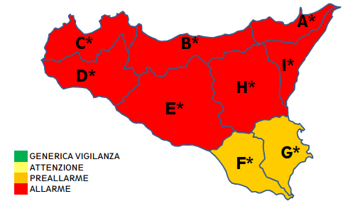 Allerta Meteo Sicilia, scuole chiuse a Messina, Barcellona Pozzo di