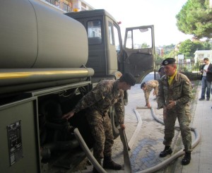 esercito porta acqua messina