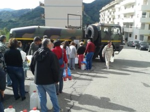 esercito porta acqua messina