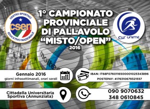 Campionato Provinciale Open-Misto CSEN