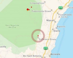 Etna terremoto