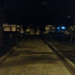 Piazza Beppe Alfano al buio