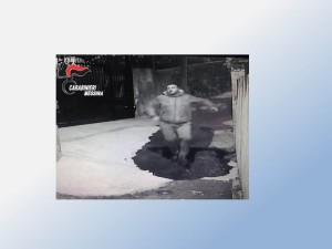 Foto fuga del Cirillo dopo rapina all'anziano