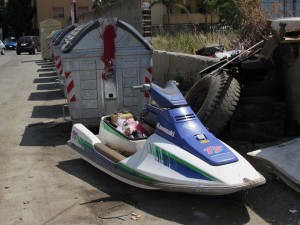 Moto d'acqua ciccarello cassonetto
