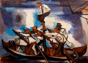 Guttuso La pesca del pescespada, Scilla, 1949