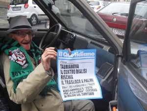 Peppino Parrello in una foto dello scorso 1 Maggio 2016