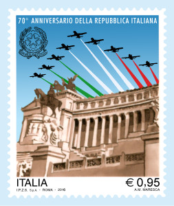 03016 F 70° ann repubblica italiana