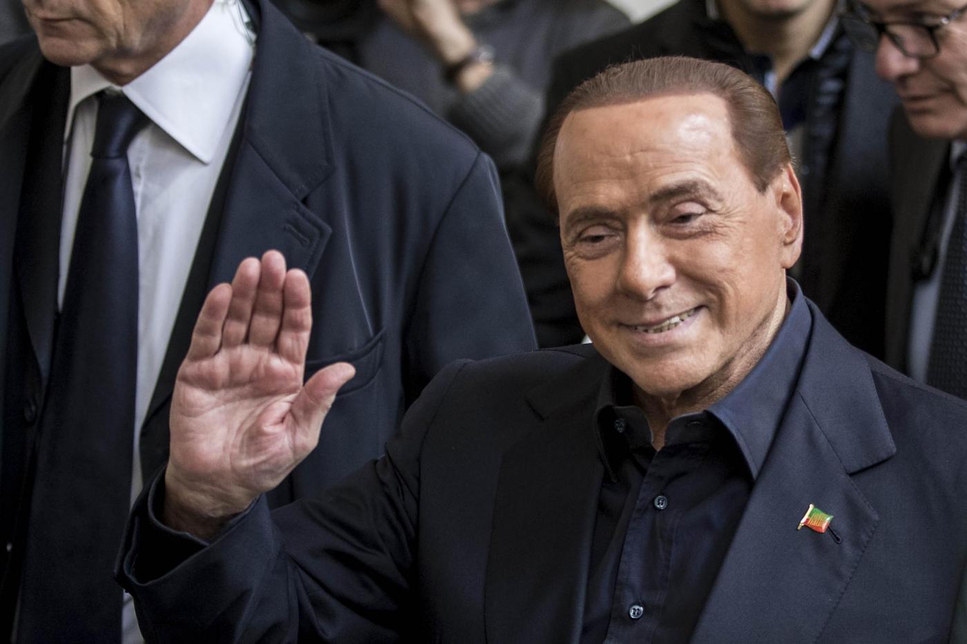 Referendum – Silvio Berlusconi al seggio elettorale